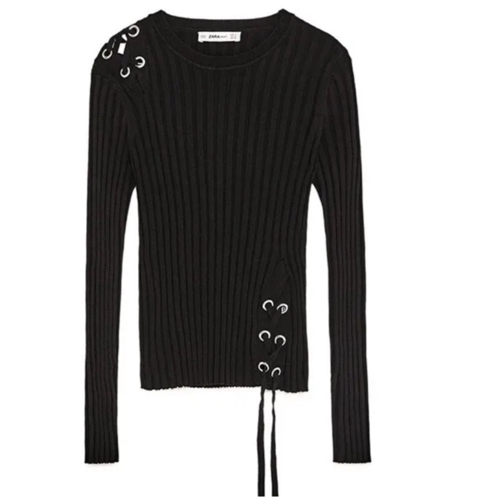 Zara Knit ribbed sweater